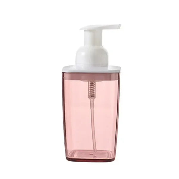 Transparent Foam Pump Bottles Bathroom Facial Cleanser Hand Sanitizer Soap Bottles Press Type Mousse Shampoo Dispenser 420ml