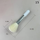 1Pc 16 Styles Facial Cleanser Brush Soft Hair Face Massage Wash Brush Face Mask Brush Portable Skin Care Tool