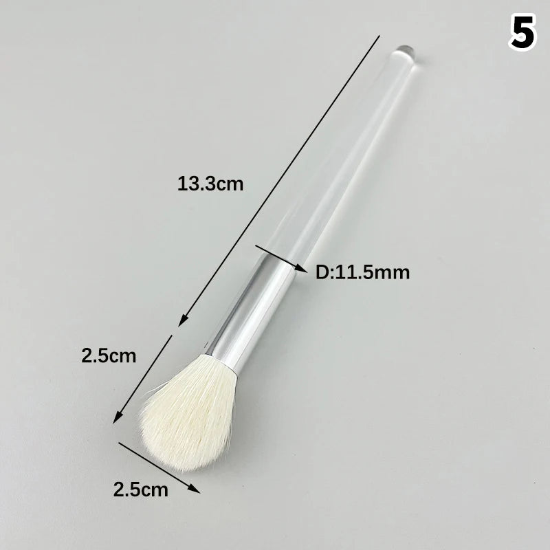 1Pc 16 Styles Facial Cleanser Brush Soft Hair Face Massage Wash Brush Face Mask Brush Portable Skin Care Tool