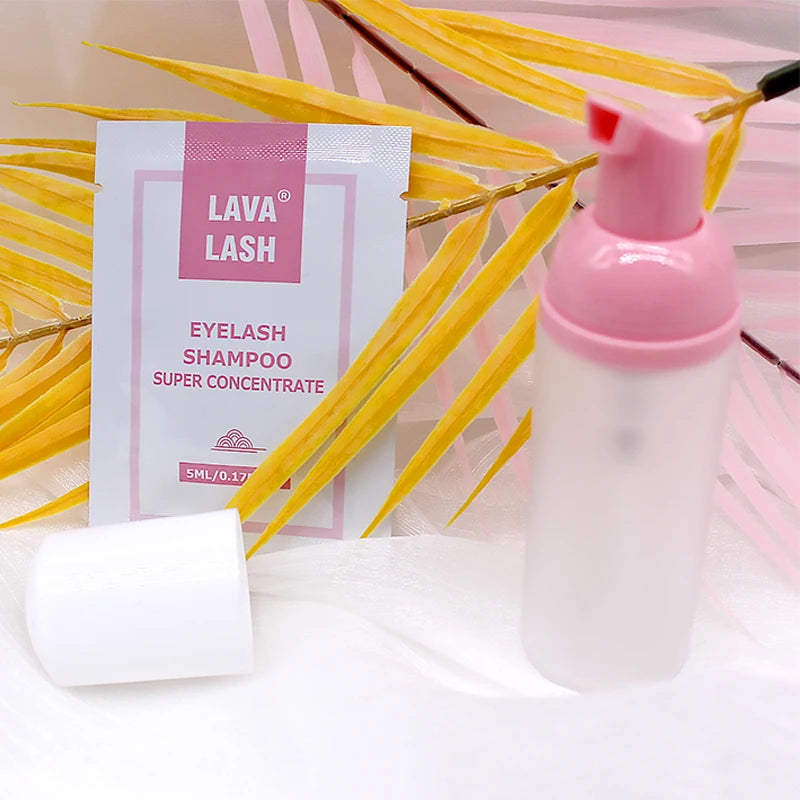 Lava Lash False Eyelash Extension Supplies Shampoo Eyelid Foaming Cleanser Wash Makeup Tools Super Concentrate