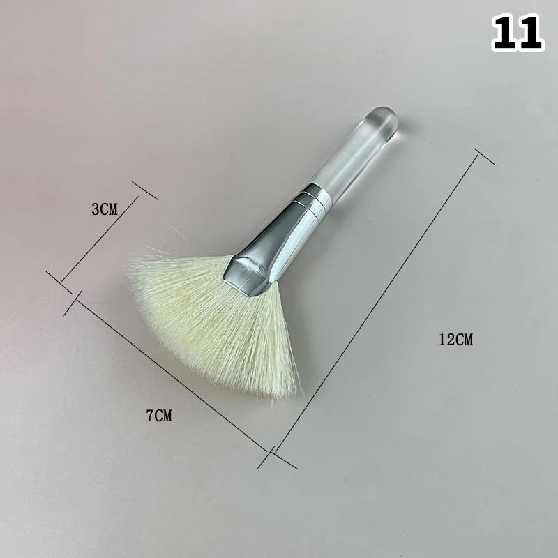 1Pc 16 Styles Facial Cleanser Brush Soft Hair Face Massage Wash Brush Face Mask Brush Portable Skin Care Tool