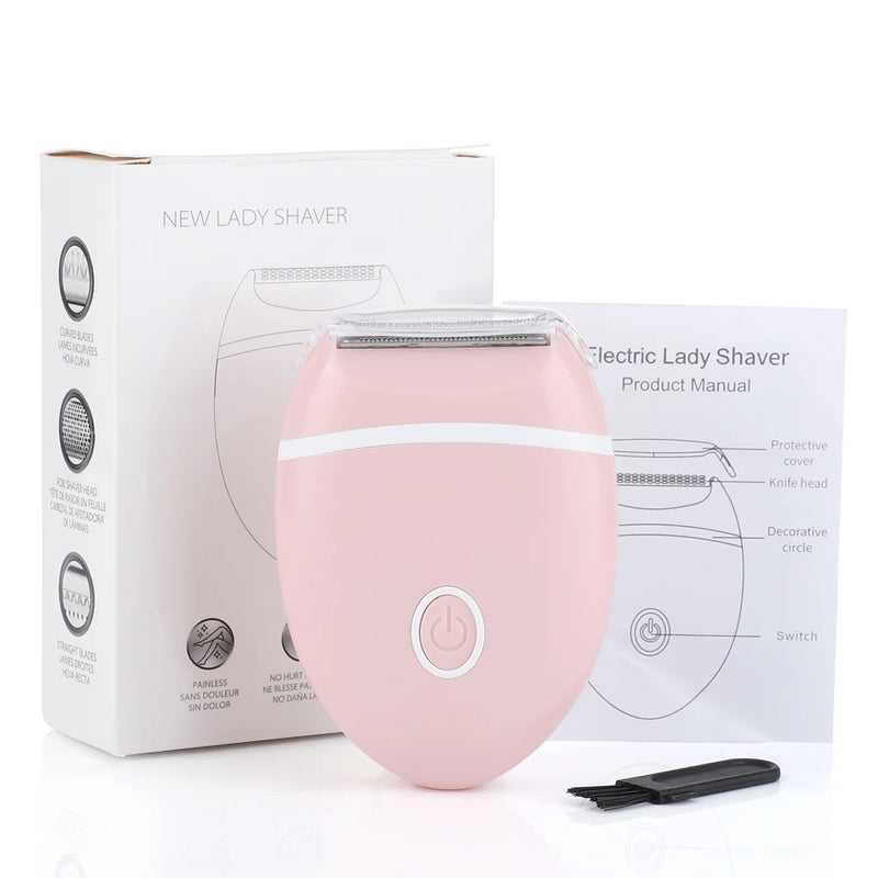 Women Electric Shaver Epilator Mini Razor Permanent Hair Removal Equipment Whole Body Knife Armpit Intimate Area Depilator