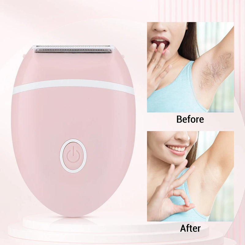 Women Electric Shaver Epilator Mini Razor Permanent Hair Removal Equipment Whole Body Knife Armpit Intimate Area Depilator