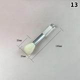 1Pc 16 Styles Facial Cleanser Brush Soft Hair Face Massage Wash Brush Face Mask Brush Portable Skin Care Tool