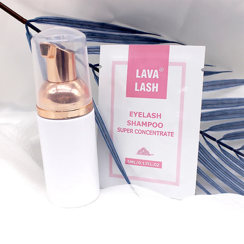 Lava Lash False Eyelash Extension Supplies Shampoo Eyelid Foaming Cleanser Wash Makeup Tools Super Concentrate