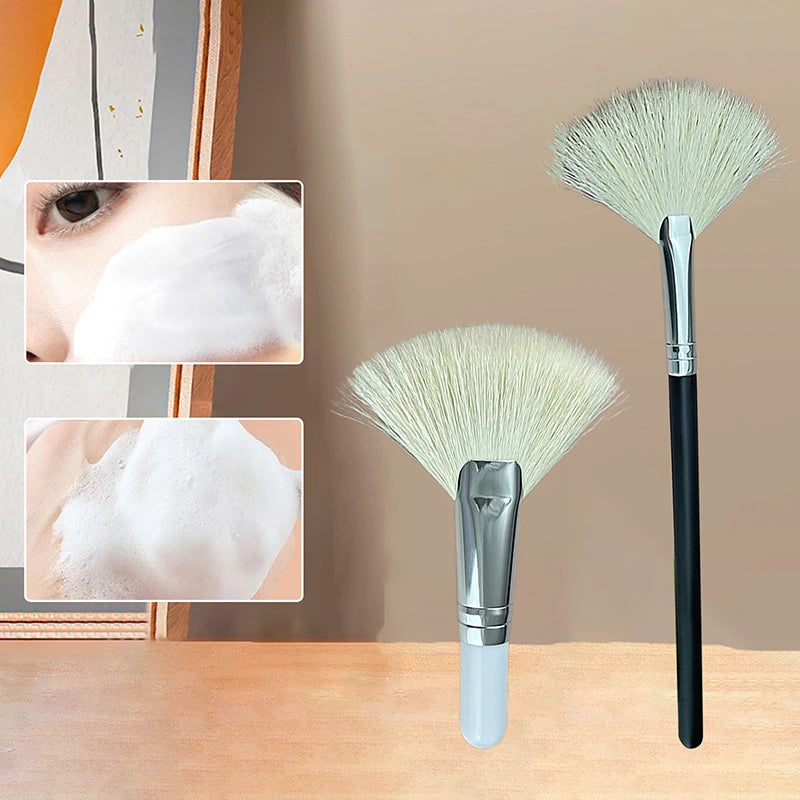 1Pc 16 Styles Facial Cleanser Brush Soft Hair Face Massage Wash Brush Face Mask Brush Portable Skin Care Tool