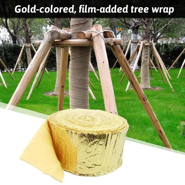 Winter Garden Plant Bandages Tree Heat Preservation And Moisture Retention Belts Cold And Frost Protection Gold Film Wraps