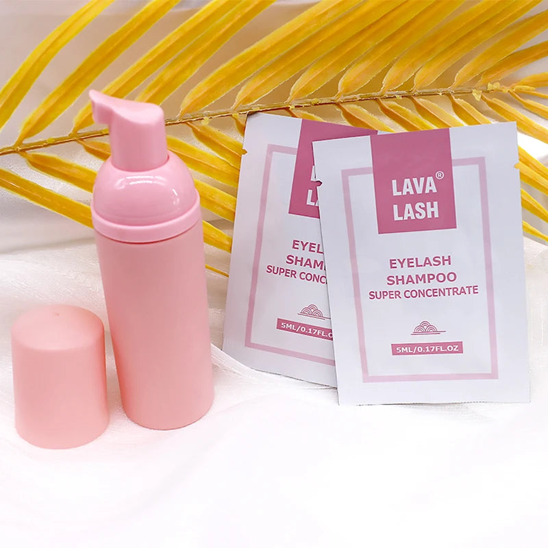 Lava Lash False Eyelash Extension Supplies Shampoo Eyelid Foaming Cleanser Wash Makeup Tools Super Concentrate