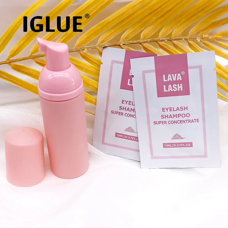 Lava Lash False Eyelash Extension Supplies Shampoo Eyelid Foaming Cleanser Wash Makeup Tools Super Concentrate