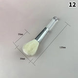 1Pc 16 Styles Facial Cleanser Brush Soft Hair Face Massage Wash Brush Face Mask Brush Portable Skin Care Tool