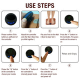 3D Smart Foot Massage Pad Feet Massager 6 Modes 15 LevelsImprove Blood Circulation Relax Muscles Slim Legs Rechargeable Foot Pad