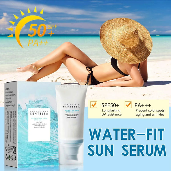 50+ Facial Sunscreen Centella Protector Solar Sunblock Skin Whitening Cream Korean Moisturizing Protector Care Body Sunscreen