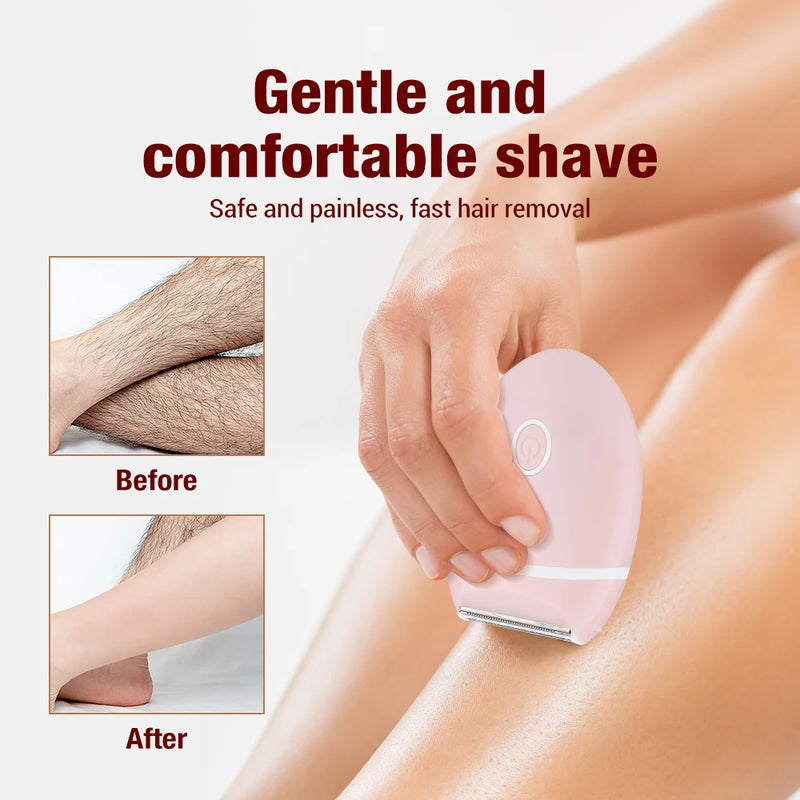 Women Electric Shaver Epilator Mini Razor Permanent Hair Removal Equipment Whole Body Knife Armpit Intimate Area Depilator