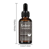 LOCKMIO Natural Beard Oil for Men Vanilla Scent Hydrates Repairs Beard Roots Growth Fuller Thicker Styling Care