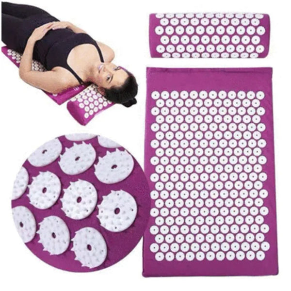 Yoga Acupressure Mat And Pillow